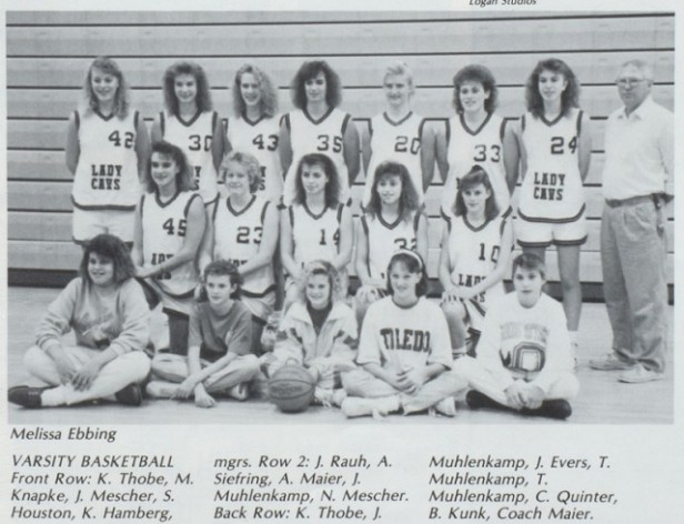 1992 Coldwater Girlls Basketball State Champions