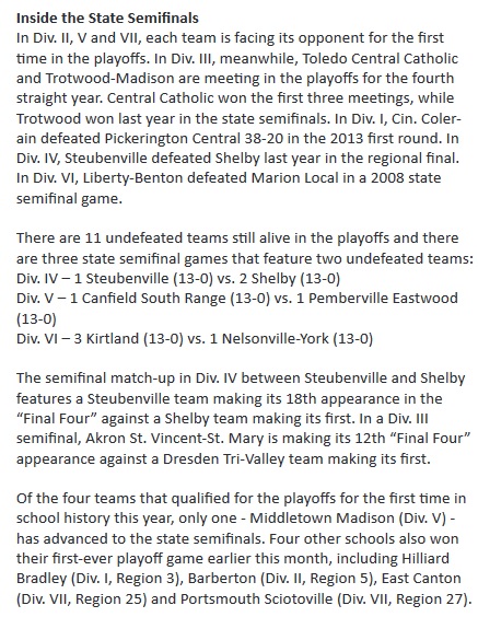 OHSAA State Semifinals