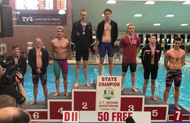 Boys  Keaton McMurray (Soph) 50 Yard Freestyle 21.36 6th 100 Yard Backstroke 52.82 7th