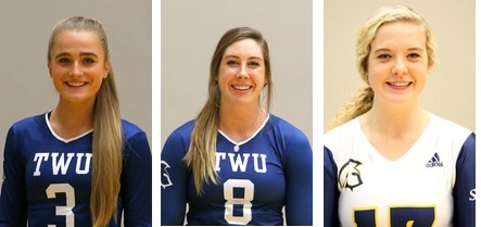 Alexis Jonker, Katelyn Devaney and Rowyn Neufeld