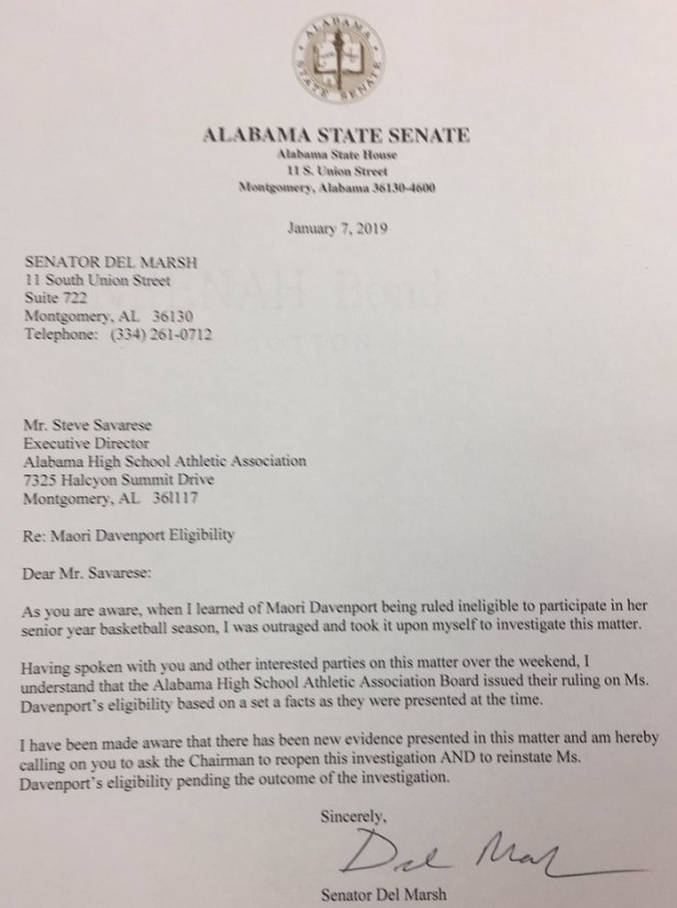 ala state legs letter