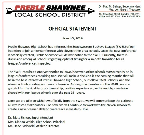 Preble Shawnee