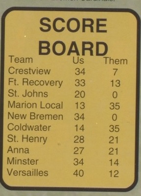 2007 Parkway FB Results