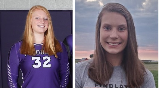 Whitley Rammel and Hannah Bruns