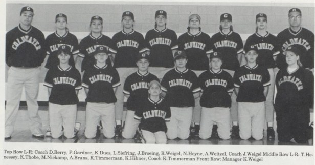 1996 Coldwater SB team